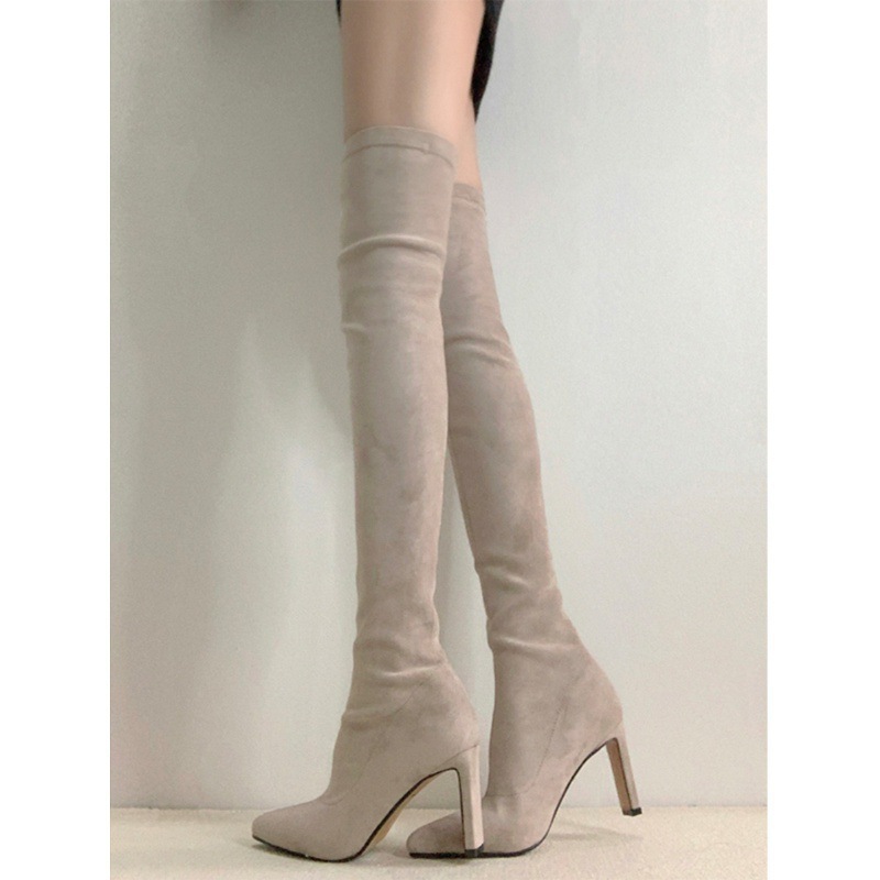 أحذية طويلة أنبوبية للنساء 202 - مراجعة Knee High Sock Women وسعره