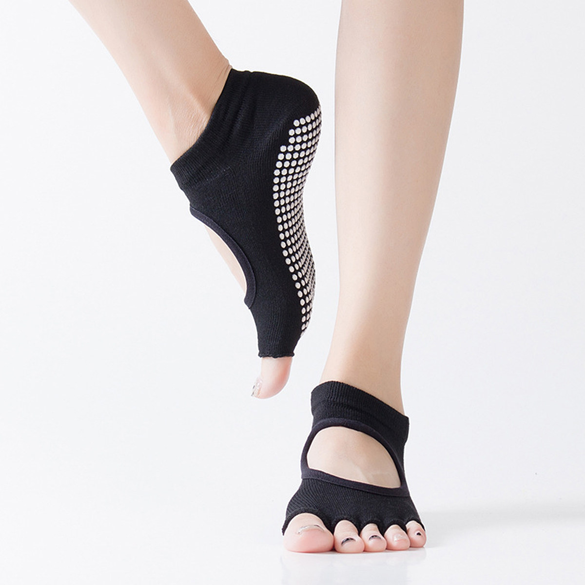 زوج واحد من جوارب اليوغا ذات ا - مراجعة Grip Sock Yoga وسعره
