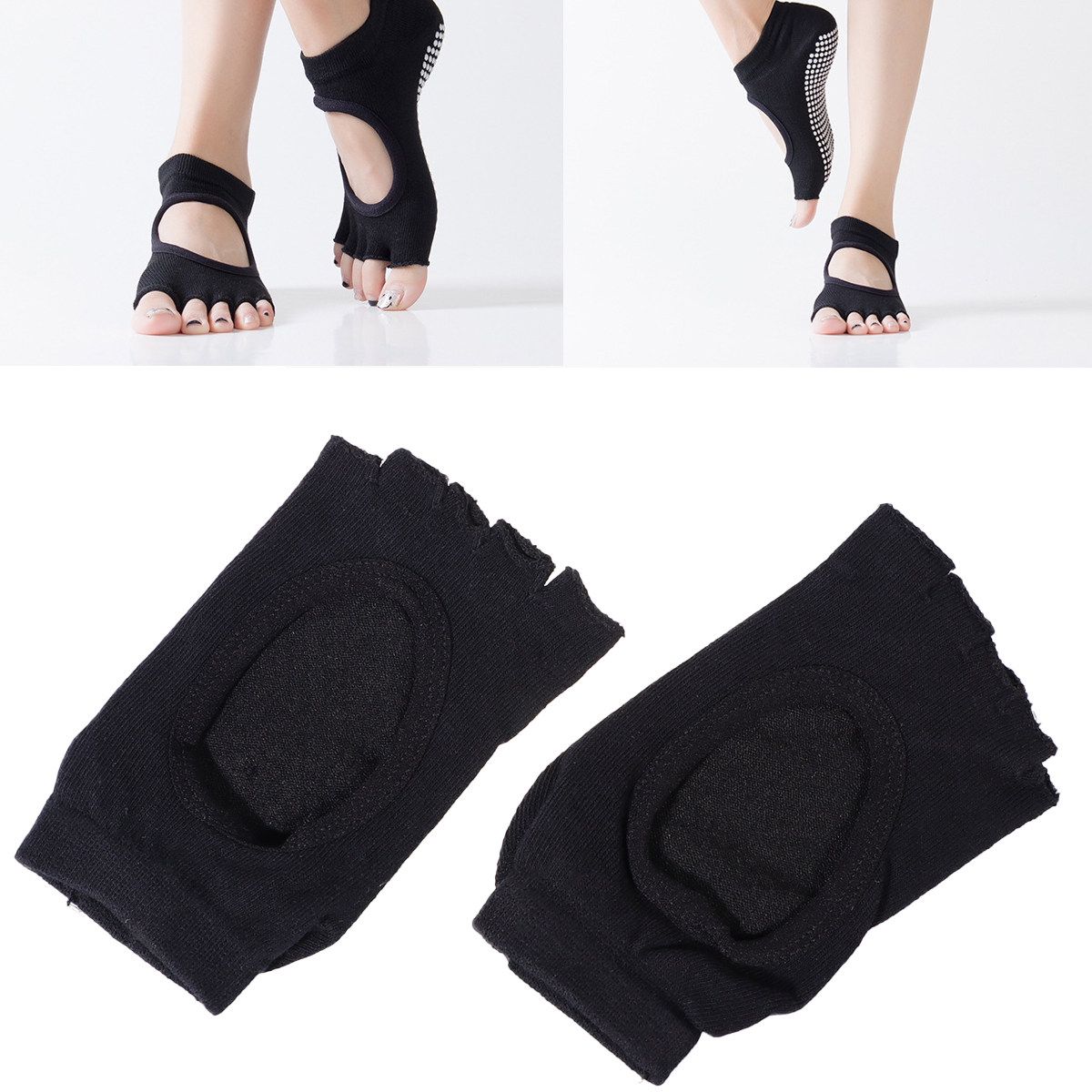 زوج واحد من جوارب اليوغا ذات ا - مراجعة Grip Sock Yoga وسعره