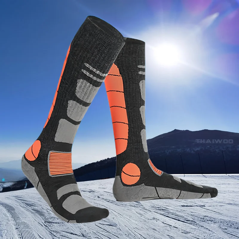 زوج واحد من جوارب التزلج الصوف - مراجعة Thermal Sock Winter وسعره