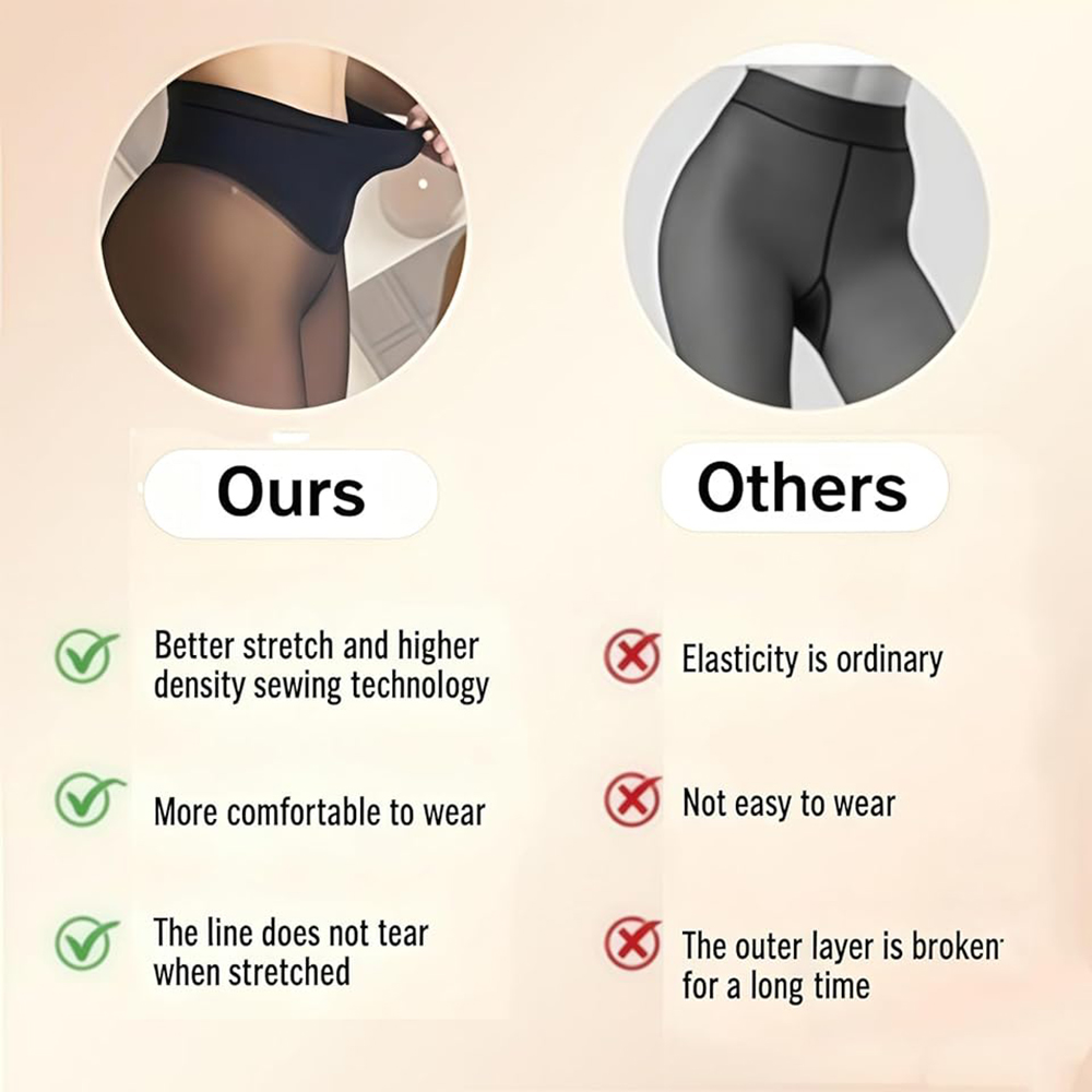 واحد التماس صوف مبطن الجوارب ا - مراجعة Tights Pantyhose Sheer وسعره